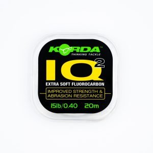 Korda IQ2 Extra Soft Fluorocarbon Hooklink 15lb/20lb előkezsinór