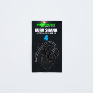 Korda Kurv Shank mikro szakállas pontyozó horog 2-4-6 méretben