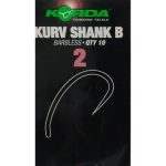 Korda Kurv Shank barbless szakáll nélküli pontyozó horog 2-4-6 méretben