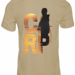 Customline egyedi grafikus designnal rendelkező CARP barna póló S-M-L-XL-XXL-XXXL