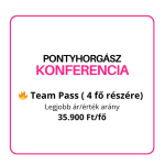 I. Pontyhorgász Konferencia - Team Pass (4fő)