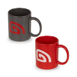 Trakker Mug bögre szürke/bordó színekben