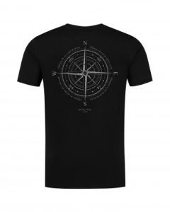 Korda Compass Tee | Black fekete póló S-M-L-XL-XXL-XXXL