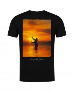 Korda - Sunrise Tee | Black fekete póló S-M-L-XL-XXL-XXXL
