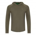 Korda UPF Hooded Top | Dark Khaki  S-M-L-XL-XXL-3XL-4XL