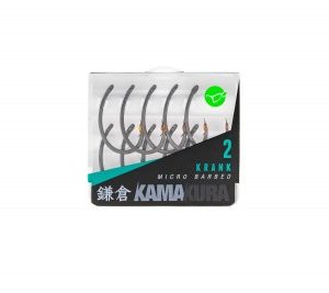 Korda Kamakura Krank mikro szakállas pontyozó horog 2-4-6-8 méretben