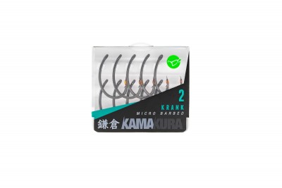 Korda Kamakura Krank mikro szakállas pontyozó horog 2-4-6-8 méretben